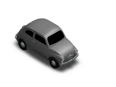Classic Car Model 1 Free 3D model