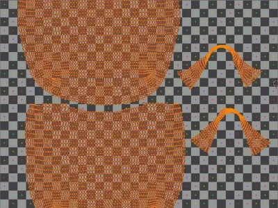 Plastic Bag - Debris  Low-poly 3D model