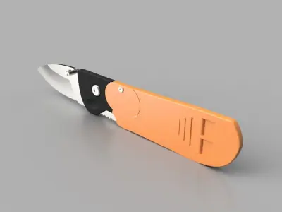 Survival Knife 3D model