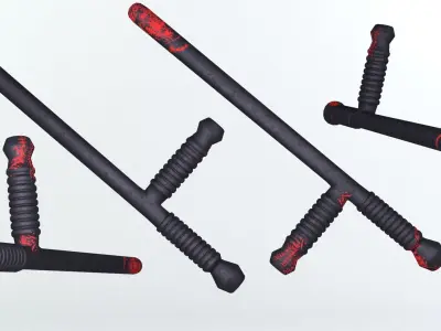 Melee weapon pack Low-poly 3D model purchase