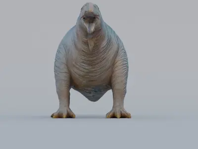 Big Creature fat creature Free 3D model