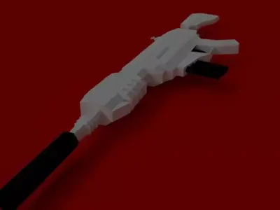 M4A1-S Low Poly blend fbx  Free 3D model