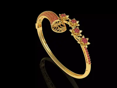 Art Deco Bracelet 30 3D print model