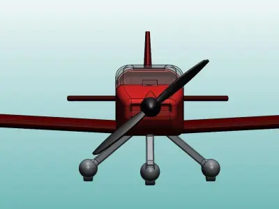 AirCraft RV-14A - print model 3D print model