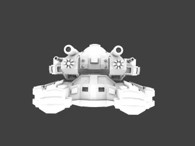 ALIEN VX-277 Low-poly 3D model