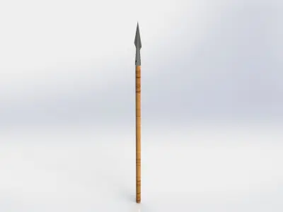 WG 7011 - Throwing dart Low-poly 3D model