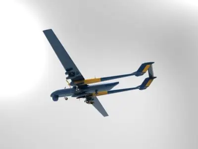 ANKA 2 UAV 3D model by Hafcoy