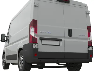 2024 Citroen JUMPER  L1H1 Detailed interior 3D model