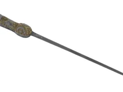 Pata Sword Low-poly 3D model