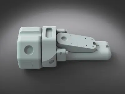 Mechanical part transporter 3D model