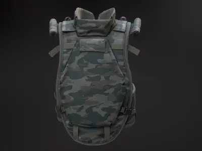 6B13  Assault Body Armor  Low-poly 3D model