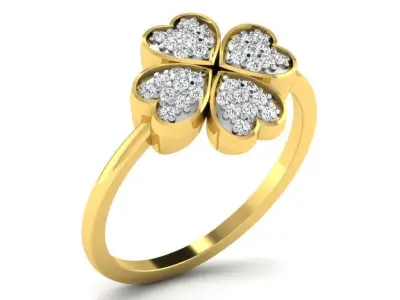 Engagement ring  55 light weight 3dm cad files part 07 3D print model purchase