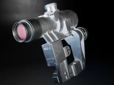 AAA PSO Scope Game Ready PBR Low-poly 3D model