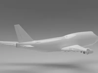 Boeing 747 400 Generic 3D model