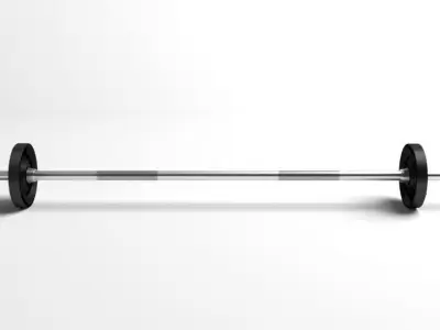 Barbell Adjustable 35kg 3D model