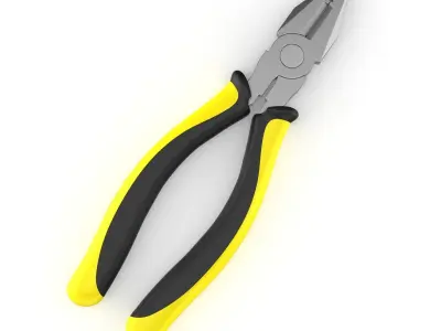 5 Pliers Collection 3D model