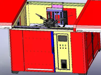 Drone Nest Automatic Charging Parking Station 3D model