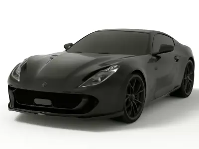 Ferrari 812 GTS Black Stealth Edition 3D model