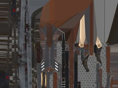 Chinese Sword 3D model