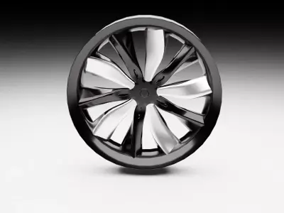 Tesla modal X wheel rim  Free 3D model