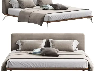 Linda Bed 3D model