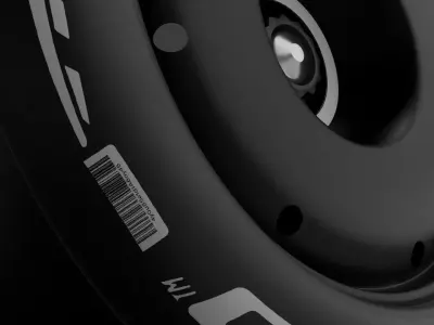 F1 Pirelli P Zero HOT Racing Tire 3D Model 3D model