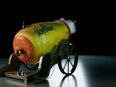 CANNON MODEL AND TEXTURE 3D model