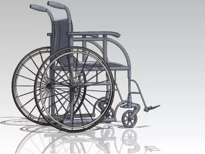 Wheel chair 2 Free 3D model