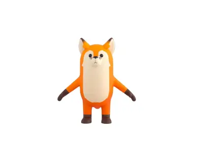 Fox Character 3D model