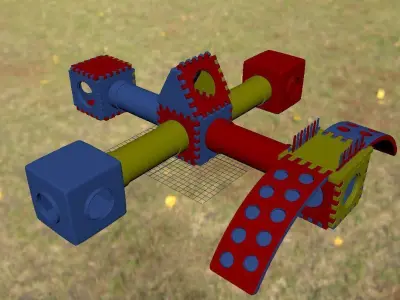 puzzle block toy 3D Model  Low-poly 3D model
