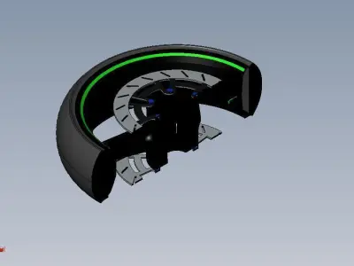 Racing Wheel 3D model by metri220883