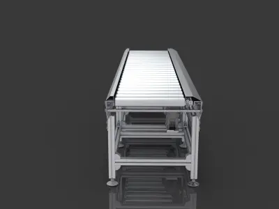 Roller Conveyor 3D model get