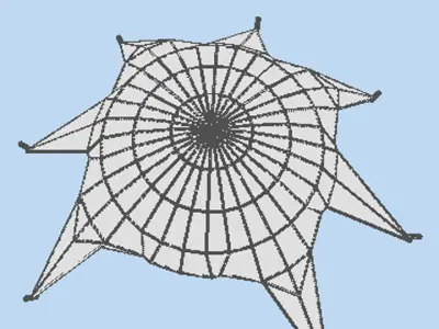 Tent - Dome 3D model