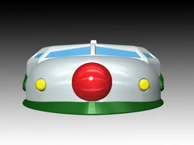 Lunch Plate bullet train 3D print model