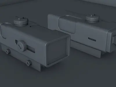 sci fi scope Free 3D model