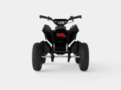 Toxic 800w Black-White Kids Electric Mini Quad Bike Low-poly 3D model