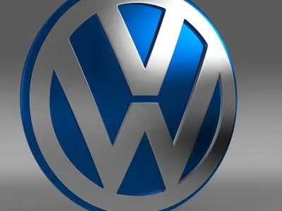  Volkswagen Group Logo 3D model