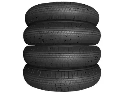 Car Tyres Workshop 3D Model 3D print model