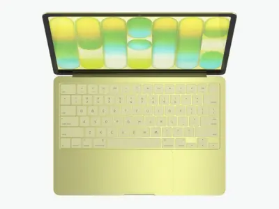 Apple MacBook Neo Citrus 3D model