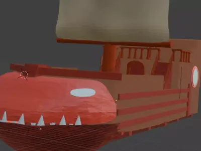 sailing ship Free 3D model
