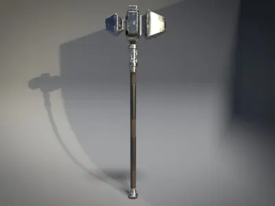 Medieval War Hammer Free low-poly 3D model