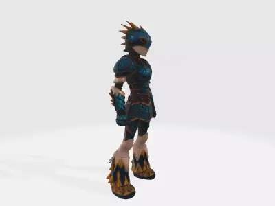 How to Train Your Dragon Astrid Pose Armor 01 3D print model