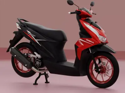 2020 - Honda Beat K1A 3D model