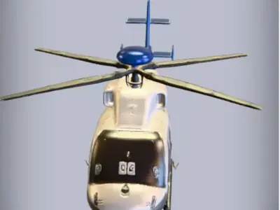 Helicopter 3d model 3D model buy