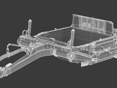K-Tec Direct Mount Scrapers 1228 3D model