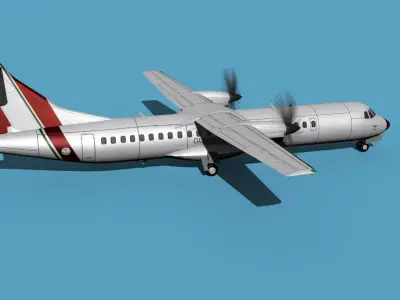 ATR  ATR-72-600 Guardia Coastiera 3D model