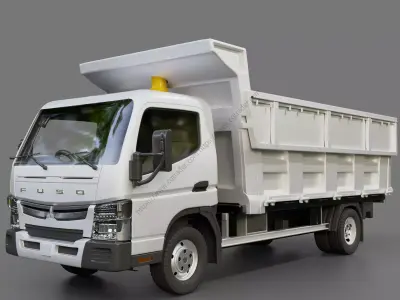 Mitsubishi Fuso Canter Tipper Free 3D model