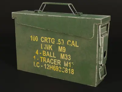 Ammo Box Low-poly 3D model buy