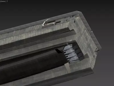 USS Independence LCS Trimaran Warship 3D Model 3D model