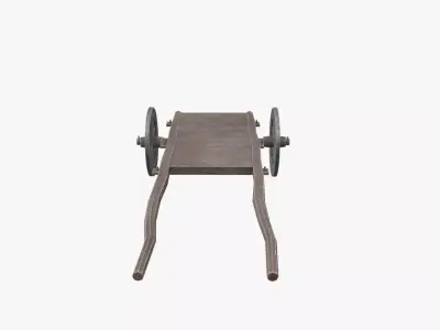 Medieval Barrow Low-poly 3D model